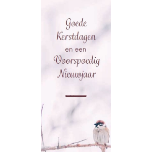 Boekenlegger Goede Kerstdagen