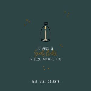 Enkele kaart Ik wens je Gods licht