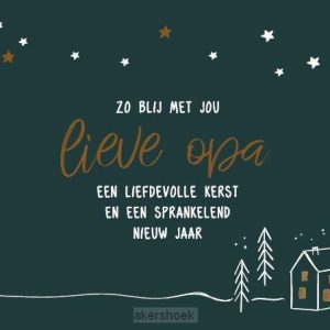 Enkele kaart Lieve opa