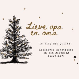 Enkele kaart Lieve opa en oma