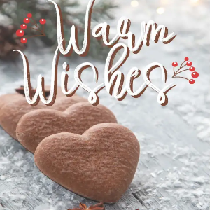 Minikaart Warm Wishes