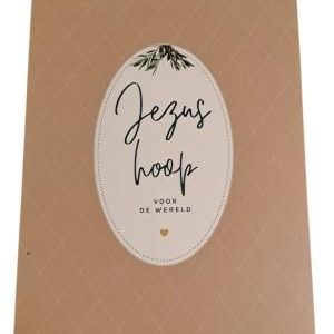 Kerstkaart Jezus hoop voor de wereld