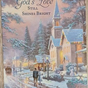 Kerstkaart Gods love still shines bright