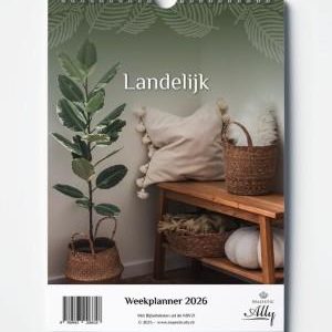 Weekplanner landelijk met bijbeltekst 2026