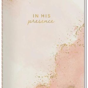 Schrift - Roze met goud In His presence