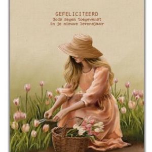 Ansichtkaart Gefeliciteerd Gods zegen