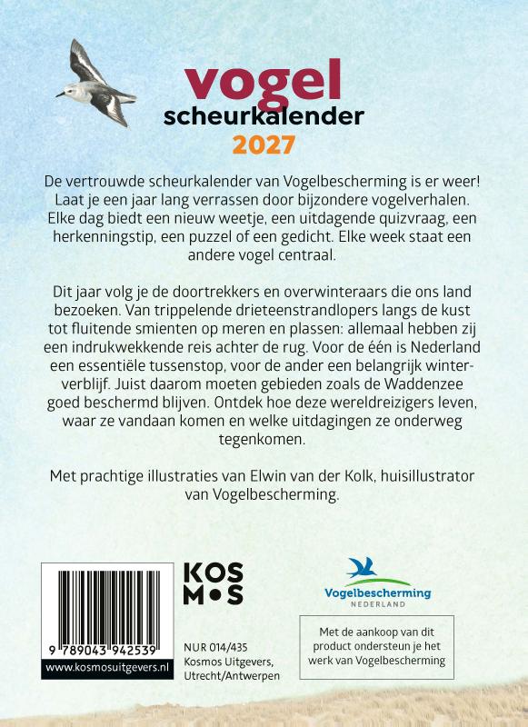 Vogelscheurkalender 2027 - Afbeelding 2