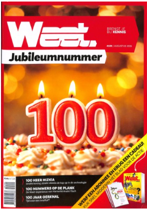 Weet magazine Jubileumnummer #100 Aug 2026