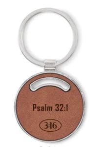 Sleutelhanger Blessed - Ring/Leer - Afbeelding 2