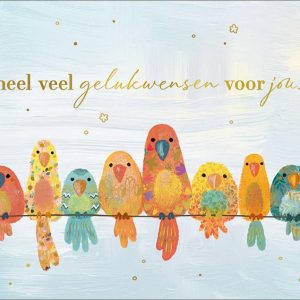 Dubbele kaart Heel veel gelukwensen voor jou