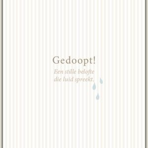 Ansichtkaart Gedoopt!