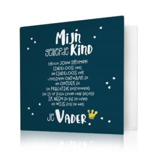 Dubbele kaart Droom jouw dromen