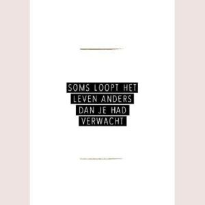 Enkele kaart – Soms anders