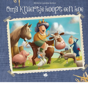 Oma Kniertje koopt een koe - kleurboek