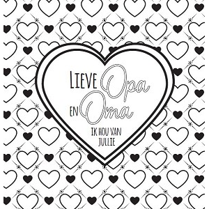 Kleurkaart Lieve opa en oma