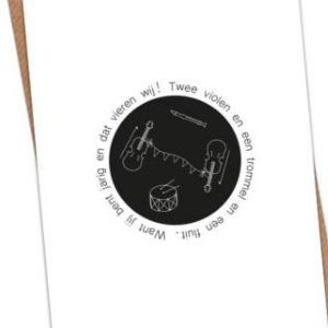 Enkele kaart Twee violen