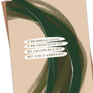 Enkele kaart Je mag wonen in Zijn huis