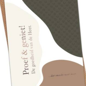Enkele kaart Proef en geniet