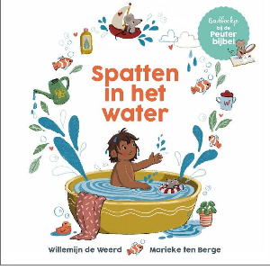 Spatten in het water