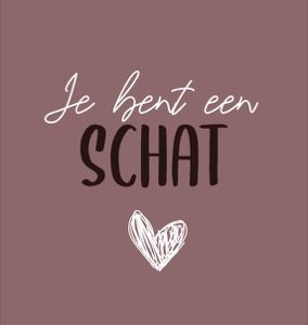 Dubbele kaart Je bent een schat