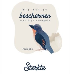 Enkele kaart Hij zal je beschermen