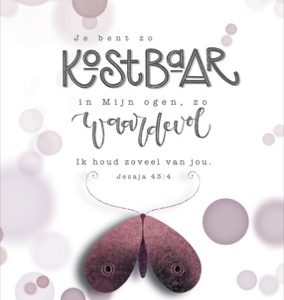 Enkele kaart je bent zo kostbaar