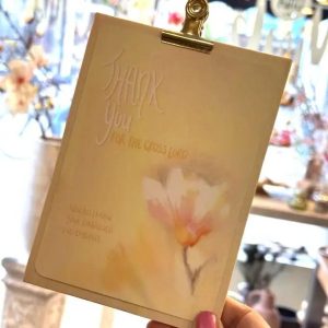 Ansichtkaart Thank you