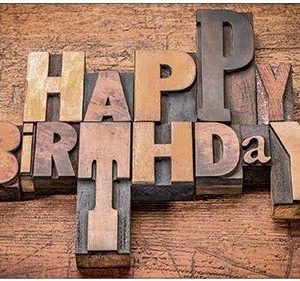 Ansichtkaart Happy Birthday