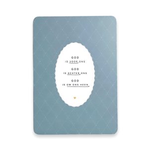 Ansichtkaart God is voor ons