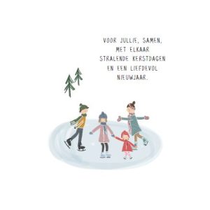 Enkele kaart Voor jullie, samen, met elkaar