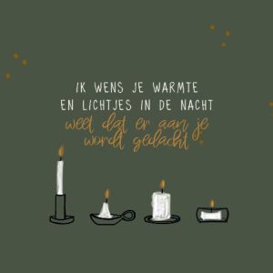 Enkele kaart Ik wens je warmte