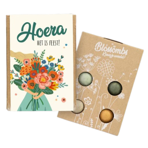 Doosje blossombs Hoera het is feest!