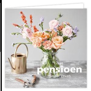 Dubbele kaart Met pensioen
