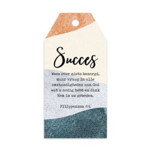 Cadeaulabel Succes