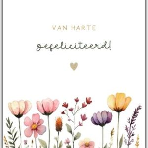 Van harte gefeliciteerd