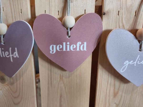 Hanger met hart Geliefd