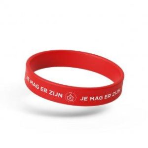 Armband siliconen - Je mag er zijn