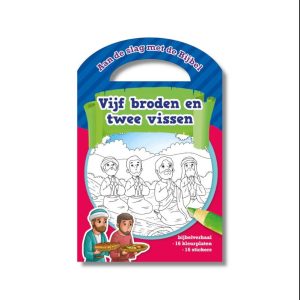 Kleurboek Vijf broden en twee vissen incl stickers