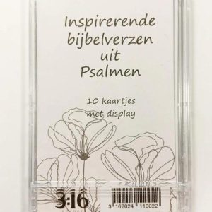Doosje met 10 minikaartjes Psalmen