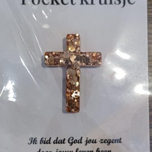 Pocketkruisje goud