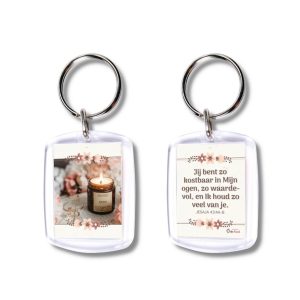 Sleutelhanger Jij bent zo kostbaar