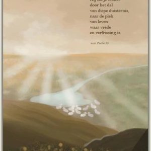 Hij zal je leiden door het dal