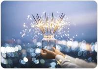 Ansichtkaart Sterretjes in een pot