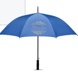 Paraplu - Royal blue - All Blessings come from above