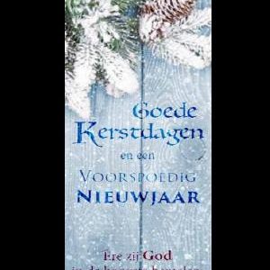 Boekenlegger Goede Kerstdagen
