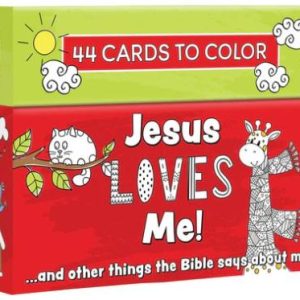 Kleurkaarten - Jesus loves me