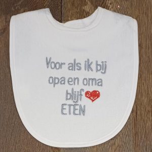 Slab Voor als ik bij opa en oma blijf eten