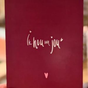 Ik hou van jou A6 kaart