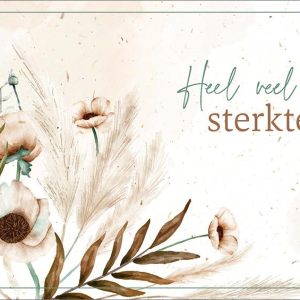 Dubbele kaart Heel veel sterkte