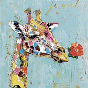 Dubbele kaart Dank je wel